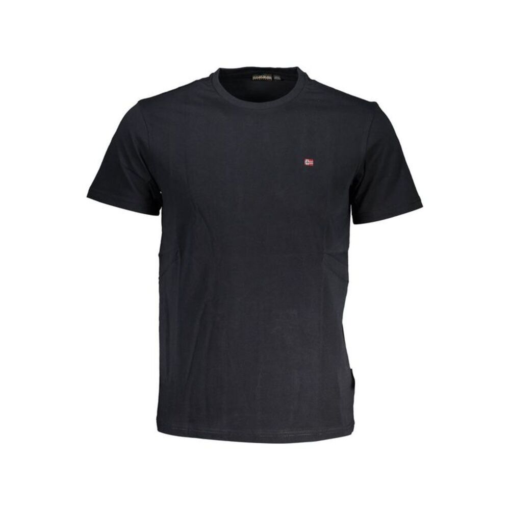 Napapijri Black Cotton Men's Men's T-Shirt